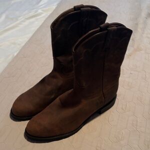 Justin Boots Rich Brown Cowboy Boots
